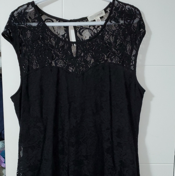 Black Sweetheart Lace Faith21(Forever21) Dress - Picture 2 of 3